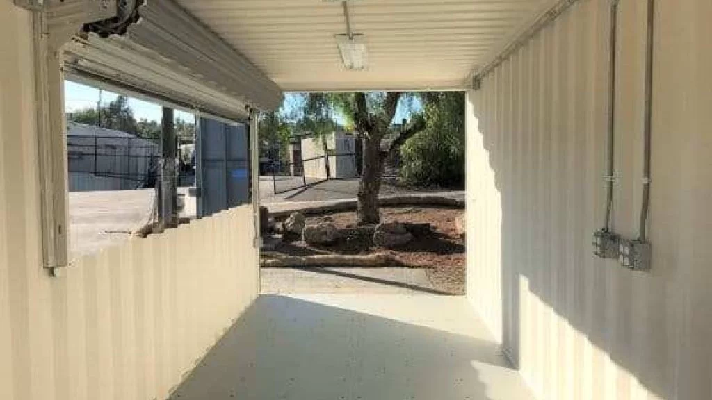 Shipping Containers as Temporary Walkways