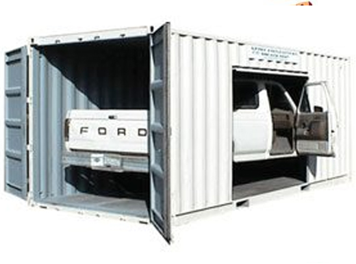 20 foot car storage container