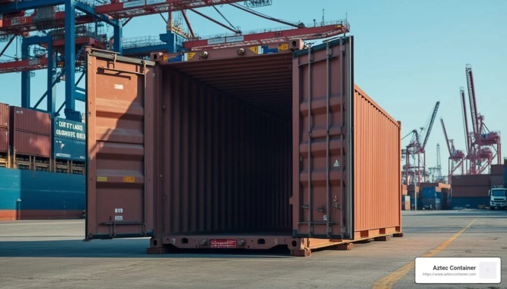 open sided shipping containers for sale