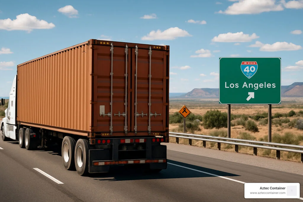 40 foot container transport