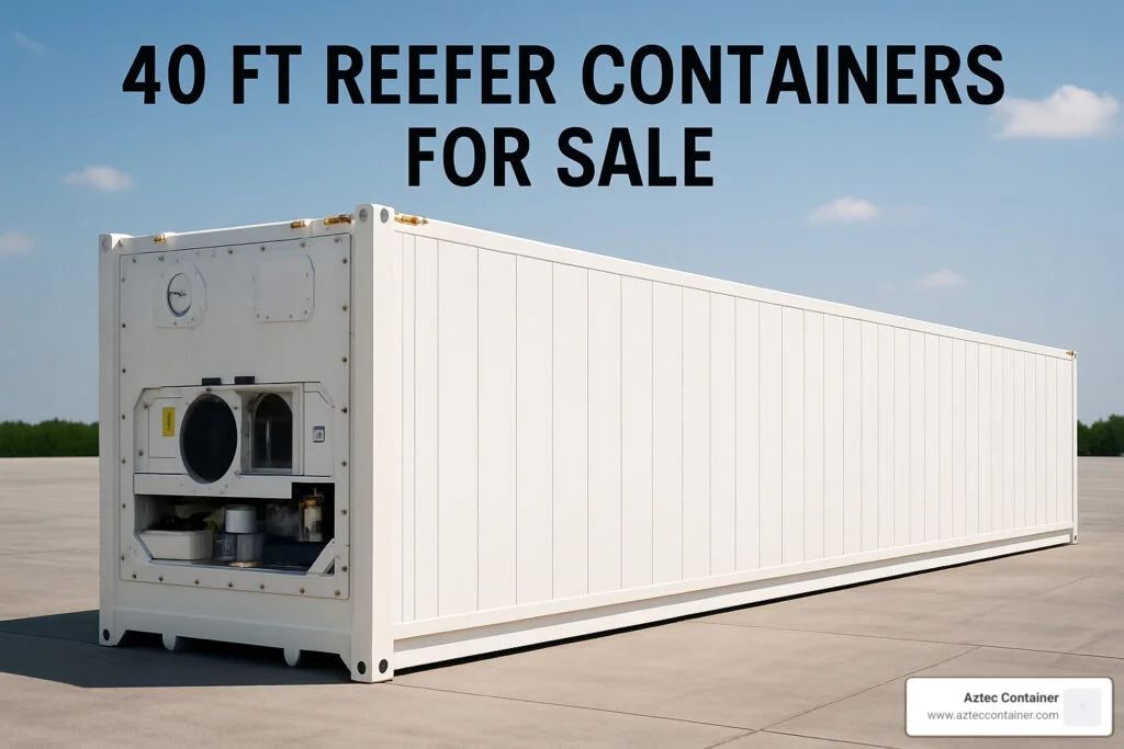 40 ft reefer containers for sale