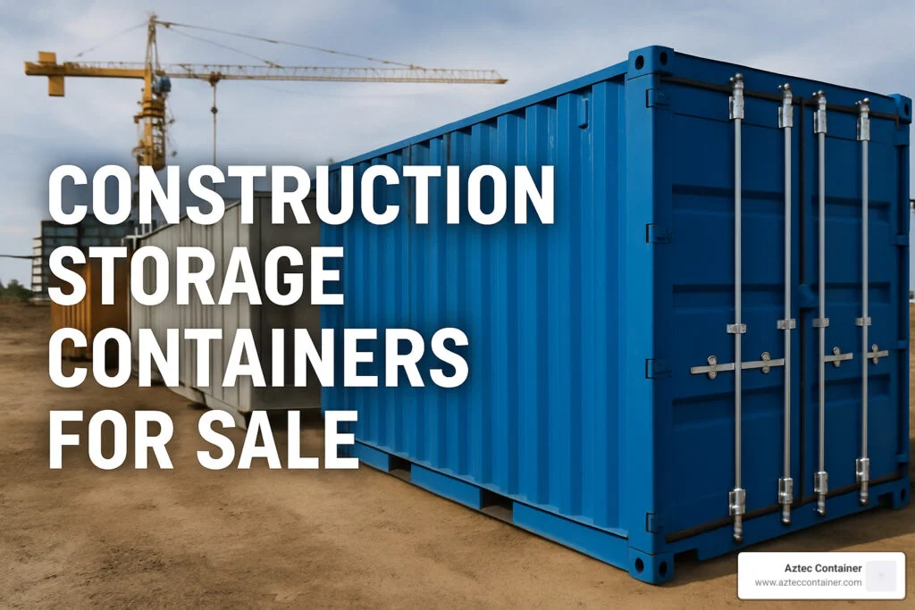 construction storage containers for sale
