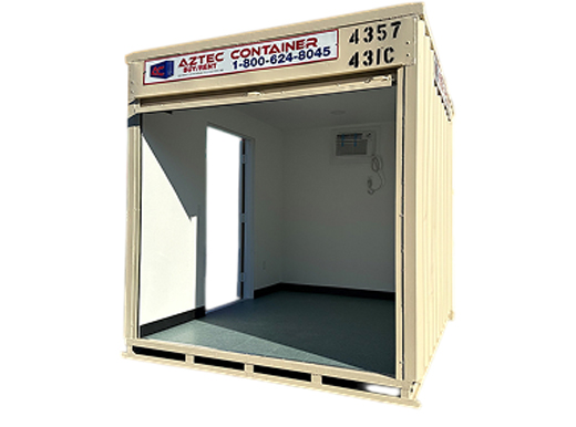10 foot walk in door container