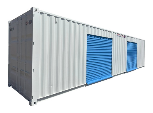 40 foot 2 door roll up container