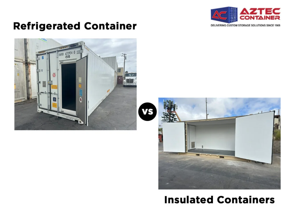 Refrigerated vs. Insulated Containers