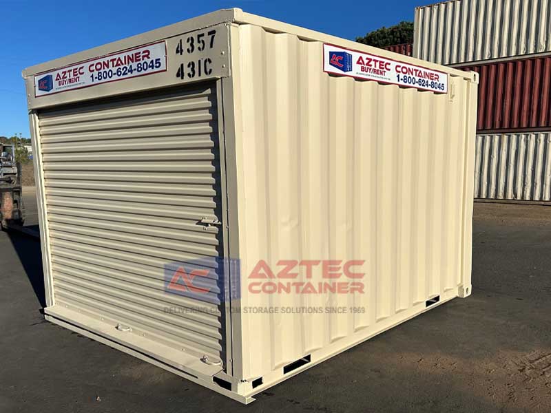 10 Foot Roll Up Door Containers