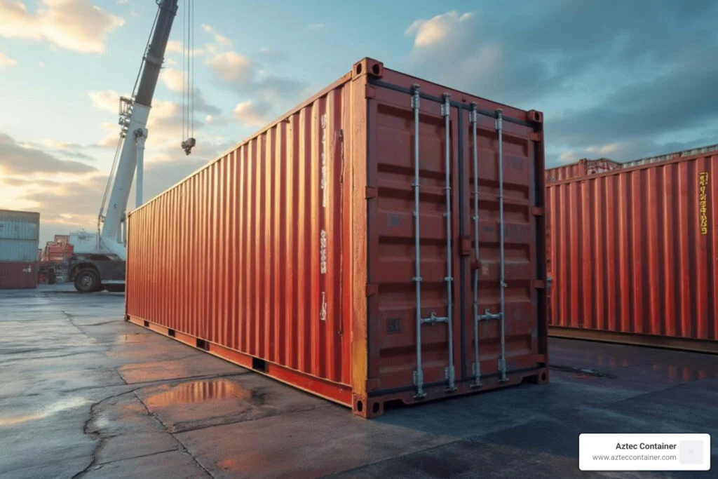 weight of a 40 foot shipping container