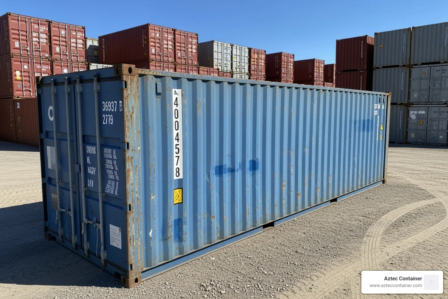 40ft shipping container square footage