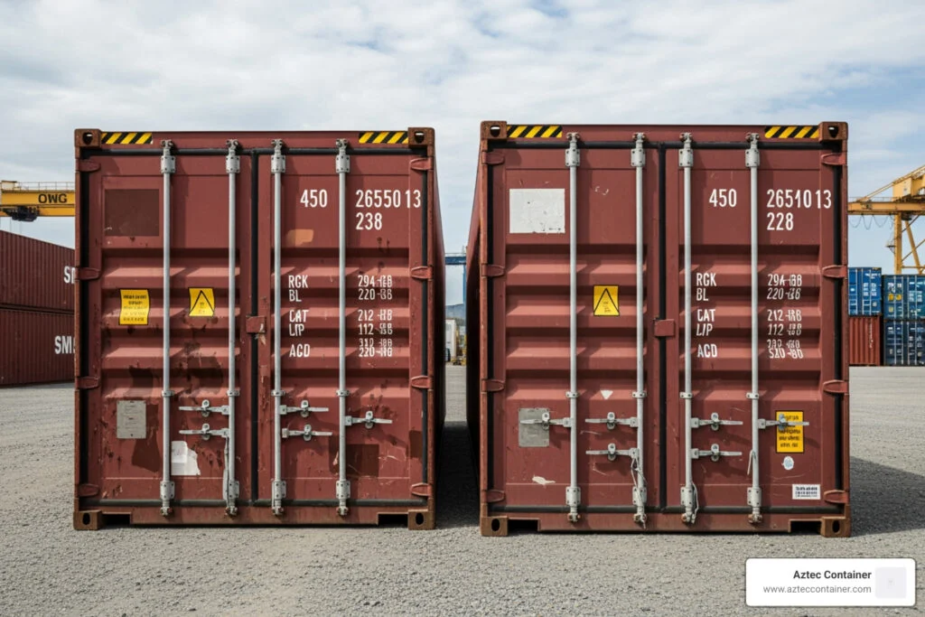 shipping container capacity