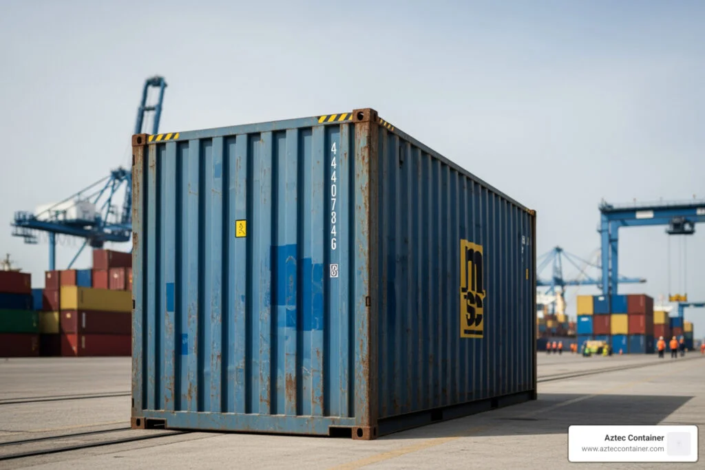 empty 40ft container weight