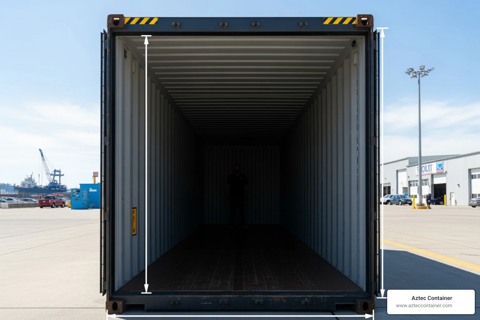 40 feet container inside dimensions