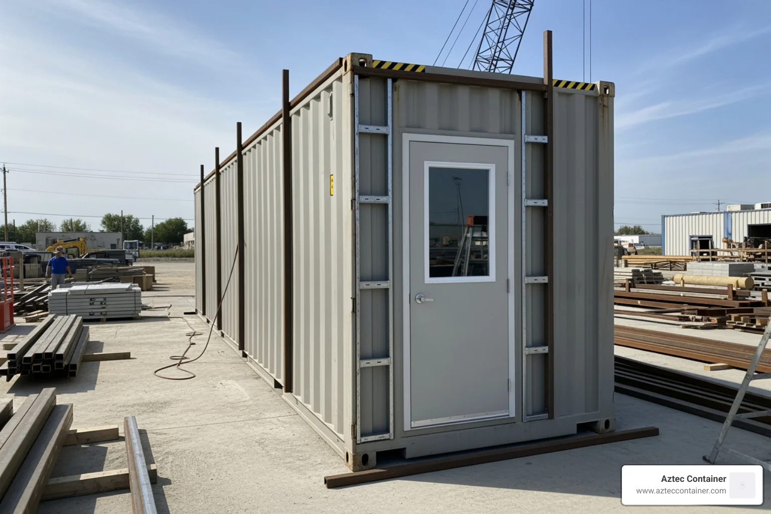 container door installation