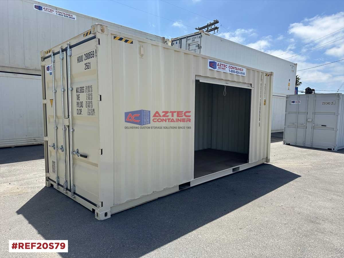 20 foot car storage container.