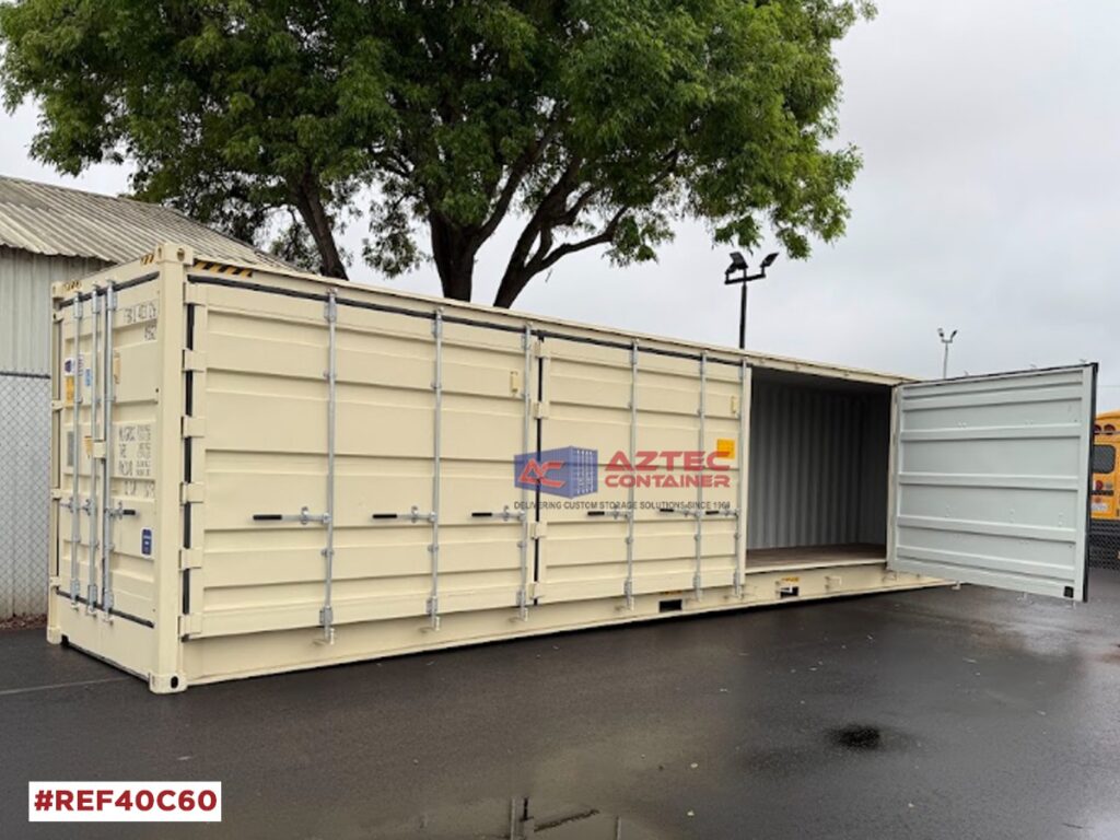 40 foot full side open container for sale